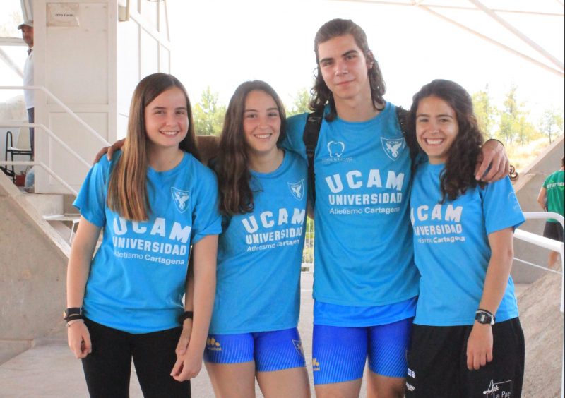 Arianna, Maria Jose, Rafael y Lorena - Campeonato de España Clubes Junior