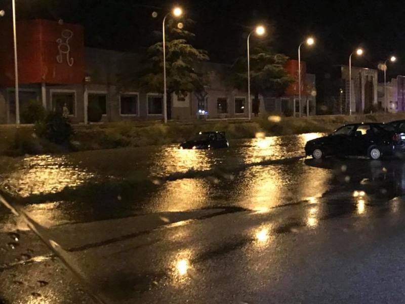 inundación carretera de villena