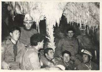 Cueva en la Sierra del Puerto, Calasparra, 1969