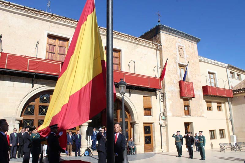 homenaje bandera españa yecla