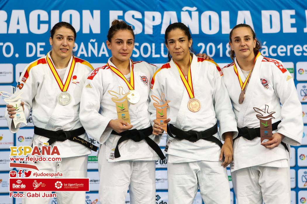 isabel puche medalla de plata judo campeonato españa 2018