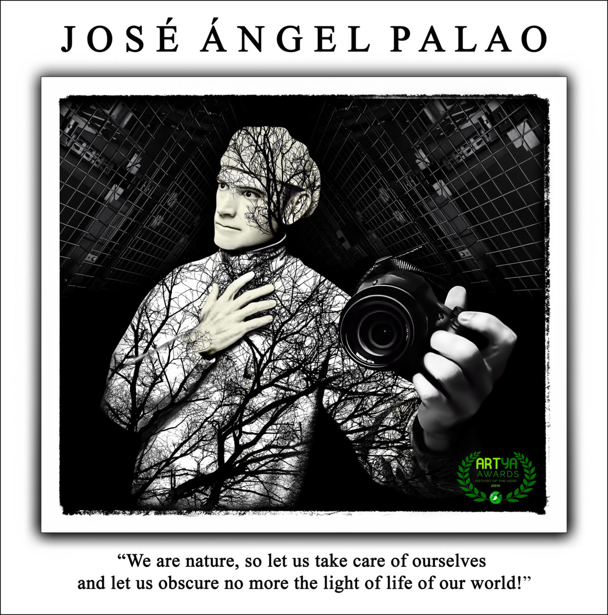 JOSÉ ÁNGEL PALAO. IMAGEN 2- ¡Somos naturaleza, cuidémonos y no oscurezcamos más la luz de vida de nuestro mundo!