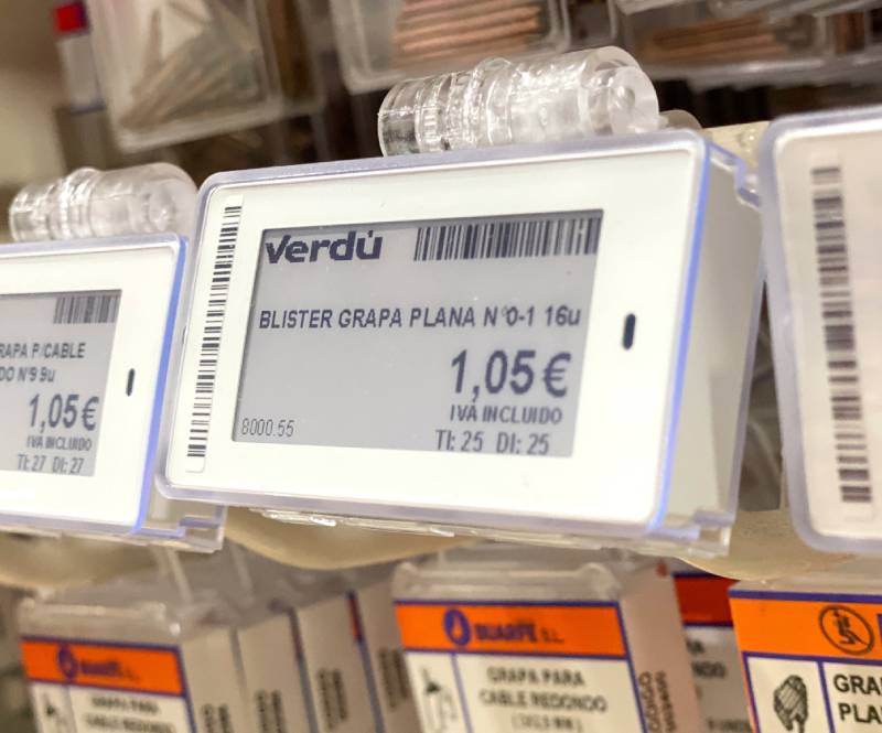 Verdú da un paso importante en su digitalización con la incorporación de las nuevas etiquetas de precios