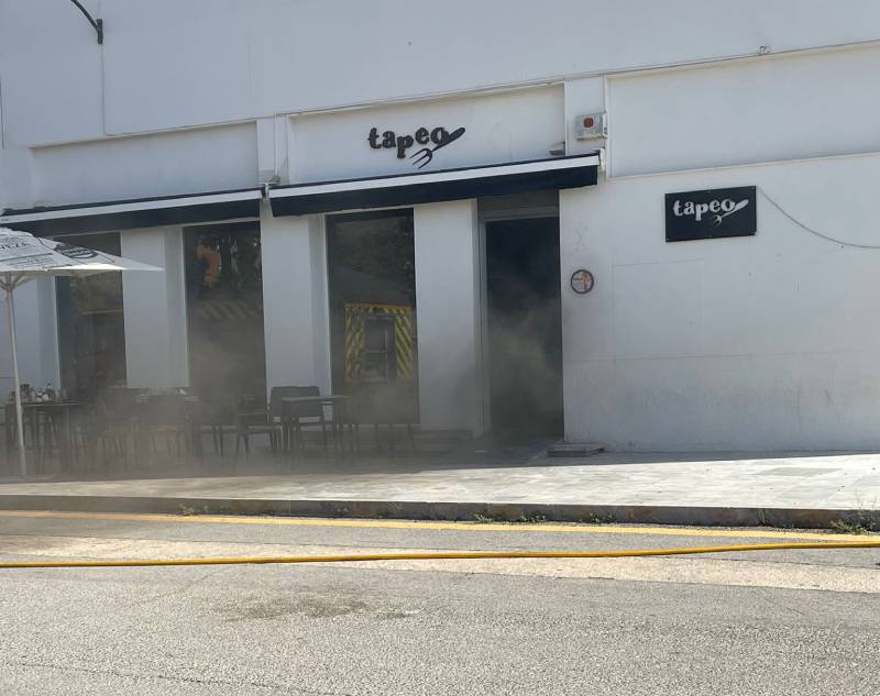 incendio restaurante feria del mueble