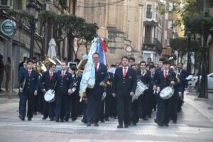 Recogida de músicos de la Banda de la Asociación de Amigos de la Música de yecla 2024.