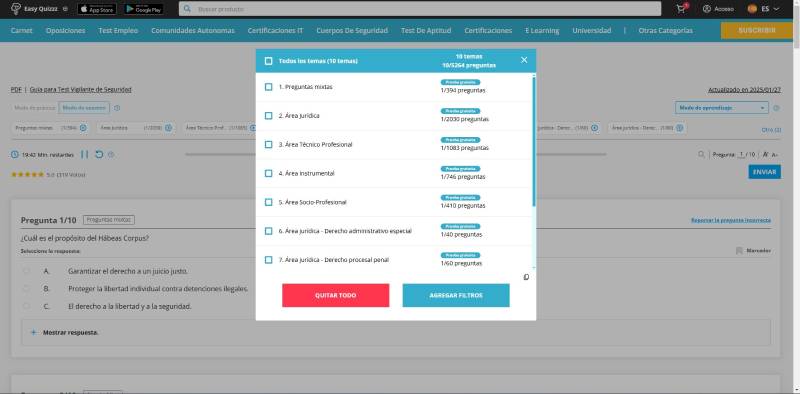 Test Vigilante de Seguridad: Tu Guía Completa para el Éxito en el Examen