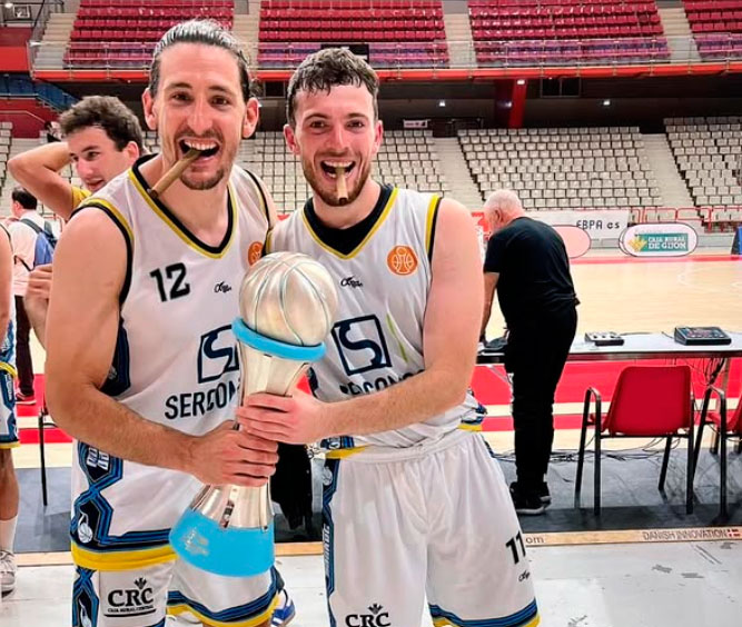 Juan González López y Ramiro Martínez-Quintanilla han hecho historia con el Sercomosa Molina Basket ascenso