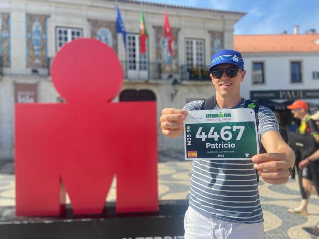 Patricio Puche en el Ironman de Cascais