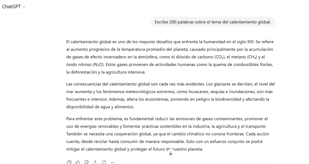 texto ChatGPT
