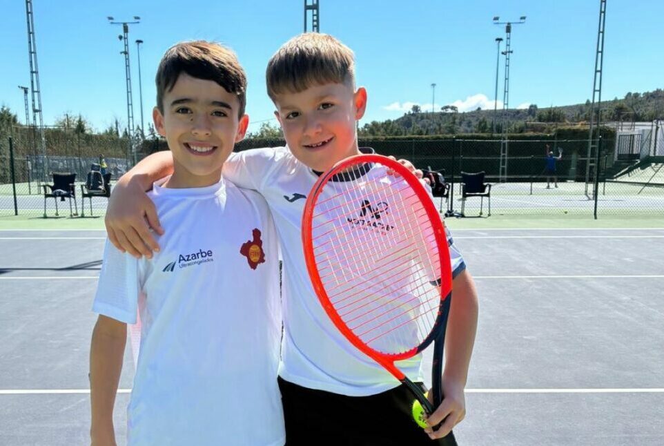 Alejandro Ruiz y Andrés Leal tenis promesas