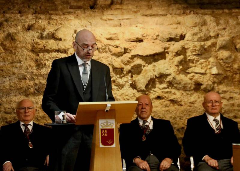 Lidó Rico ingresa en la Real Academia de Bellas Artes de Murcia como académico de número