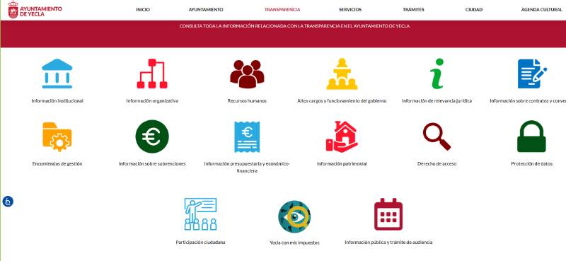 Choque político en Yecla por la supresión de una herramienta abierta de transparencia municipal