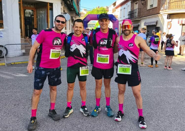 El ParquePack Team compite en una prueba de 21 kilómetros de trail