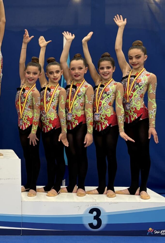 El Club Gimnasia R&iacute;tmica Yecla afianza su buen momento en San Javier