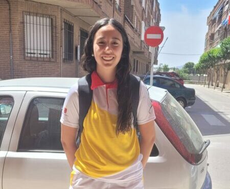 Candela Disla participa con la selección murciana en el CESA Infantil Femenino